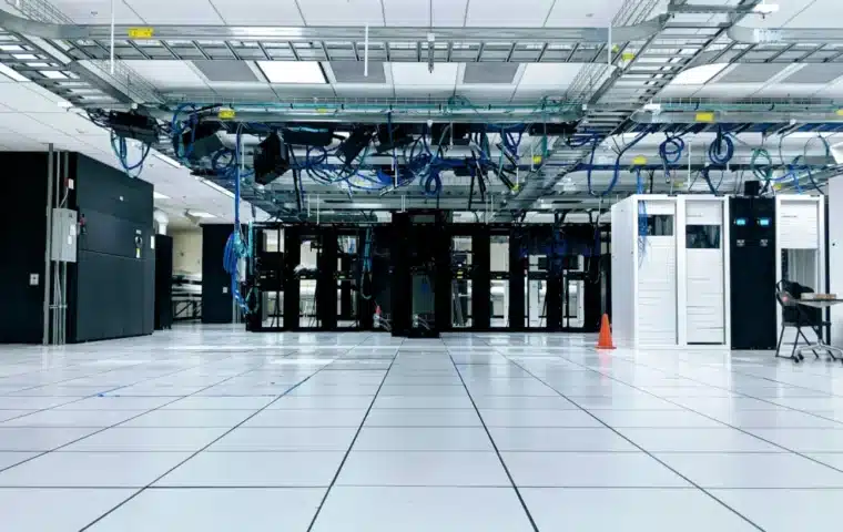 Data-centre infrastructure representing runtime boundaries for AI agents