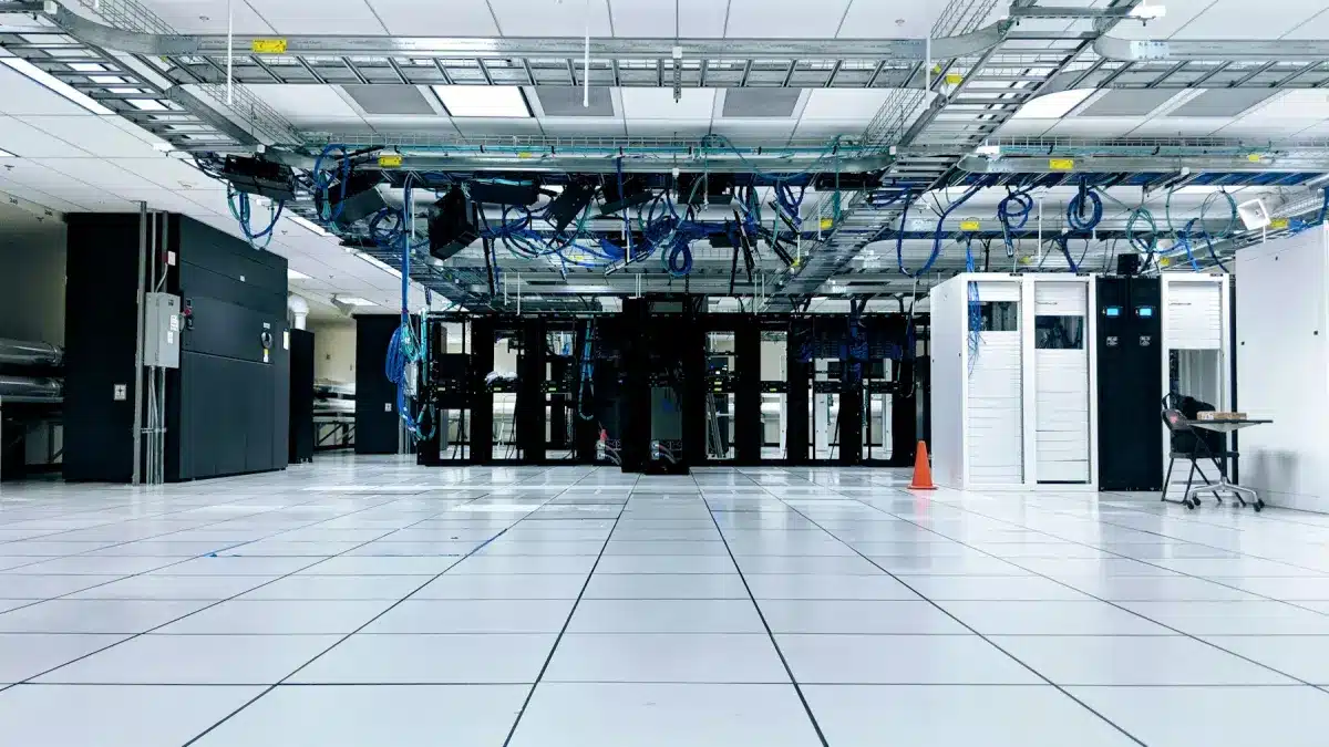 Data-centre infrastructure representing runtime boundaries for AI agents